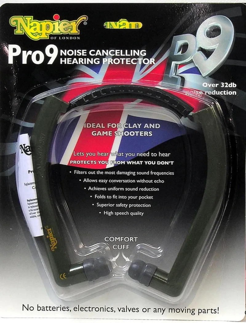 Napier Pro 9 Green Hearing Protection-1